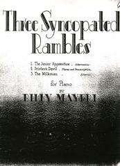 The Junior Apprentice (from 'Three Syncopated Rambles') - Piano Solo (Digital Download)