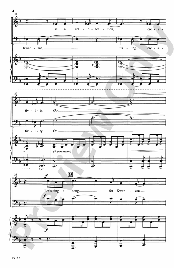 Harambee: A Song for Kwanzaa - 3-Part Mixed Choral Octavo (Digital Download)