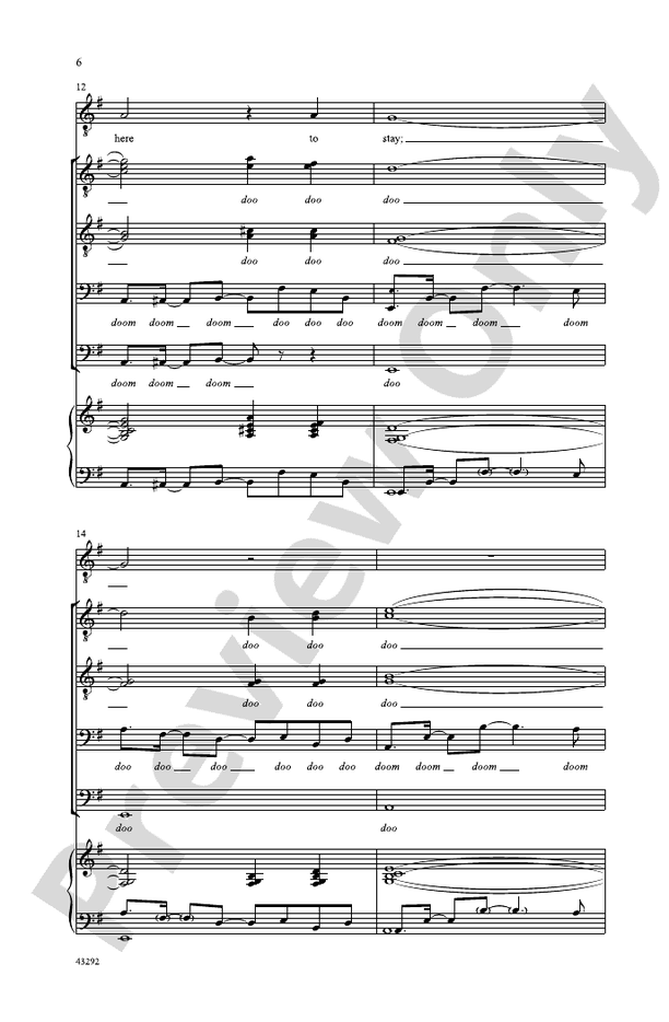 Love Is Here to Stay – TTBB divisi, a cappella Choral Octavo (Digital Download)