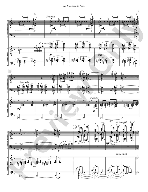 An American In Paris - 2 Pianos (Digital Download)