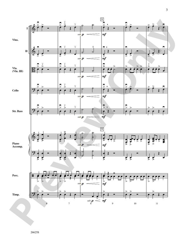 G-Force Five! – String Orchestra Conductor Score & Parts (Digital Download)