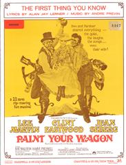 The First Thing You Know (from 'Paint Your Wagon') - PVG (Digital Download)
