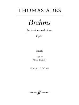 Brahms - Voice/Piano (Digital Download)