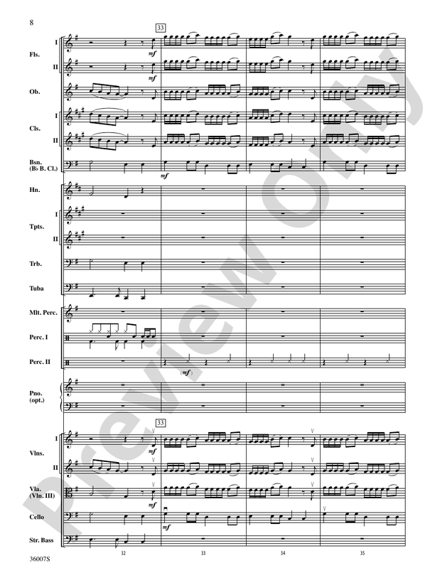 Hold My Hand - Full Orchestra Conductor Score & Parts (Digital Download)