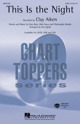 This Is the Night - SSA Ed Lojeski Hal Leonard Choral Score Octavo