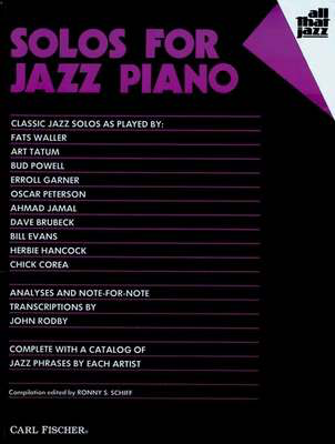 Solos for Jazz Piano - Piano Fischer ATJ305