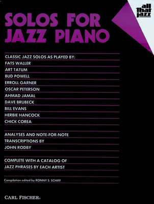 All That Jazz Solos For Piano