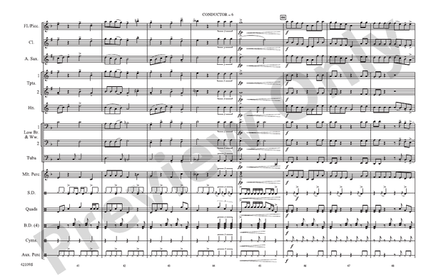 Just Give Me a Reason – Marching Band Conductor Score & Parts (Digital Download)