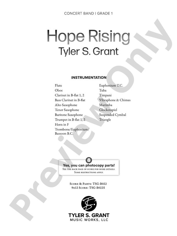 Horizons - Concert Band Conductor Score & Parts (Digital Download)