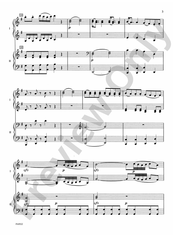 Eine Kleine Nachtmusik - 2 Pianos, 4 Hands (Digital Download)