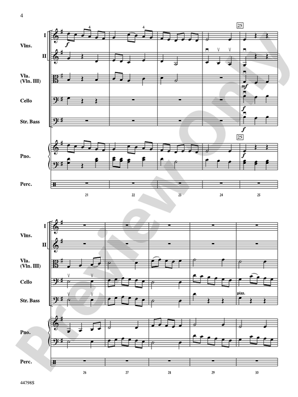 French Dance - String Orchestra Conductor Score & Parts (Digital Download)