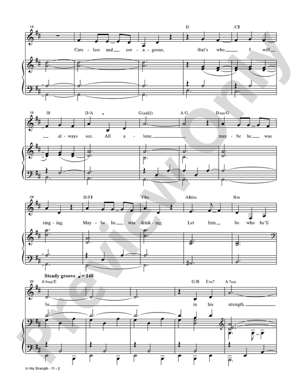 In His Strength from Knoxville - PVG (Digital Download)