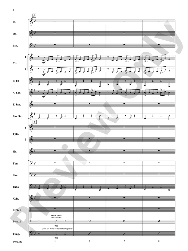 Good 4 U - Concert Band Conductor Score & Parts (Digital Download)