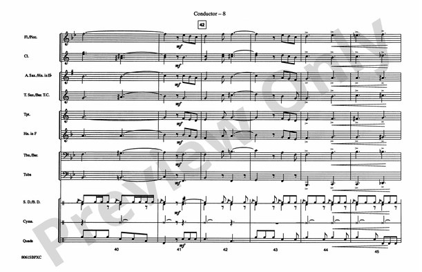 Service Songs - Set 2 (Marines/Air Force) – Marching Band Conductor Score & Parts (Digital Download)