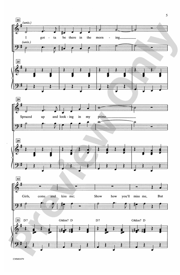 Get Me to the Church on Time – SATB Choral Octavo (Digital Download)