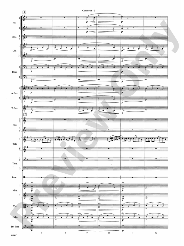 Trumpeter's Lullaby – Ful Orchestra Conductor Score & Parts (Digital Download)