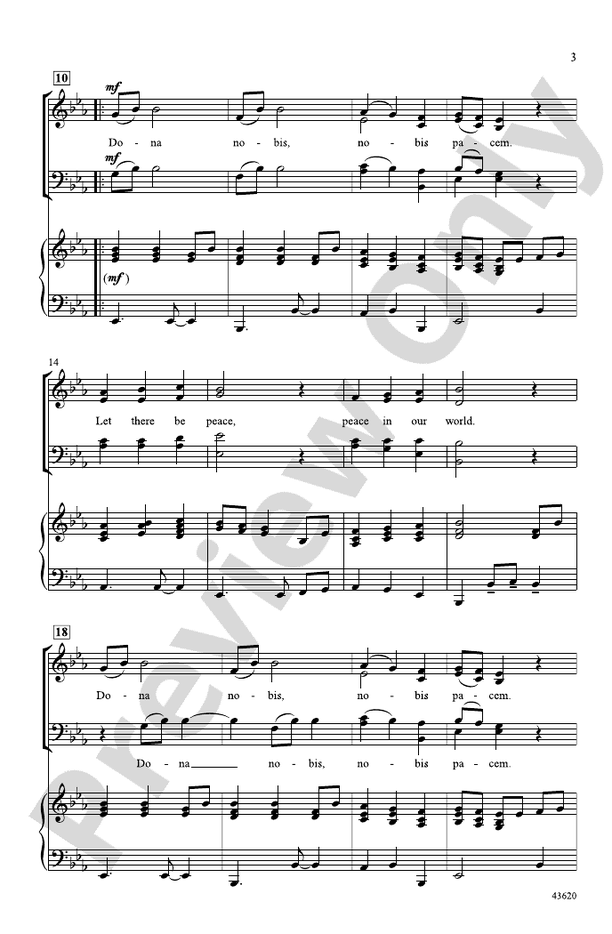 A Gospel Song of Peace - SATB Choral Octavo (Digital Download)