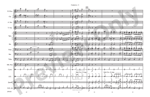 Sing Sang Sung – Marching Band Conductor Score & Parts (Digital Download)