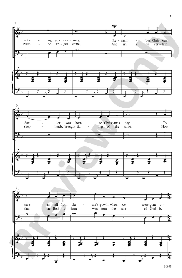 God Rest You Merry, Gentlemen – SAB Choral Octavo (Digital Download)