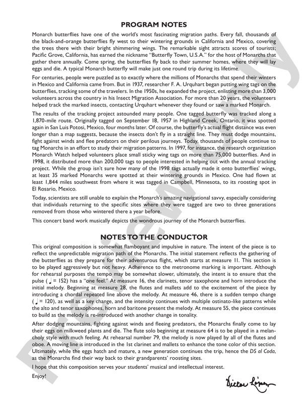 Return of the Monarchs - Concert Band Conductor Score & Parts (Digital Download)