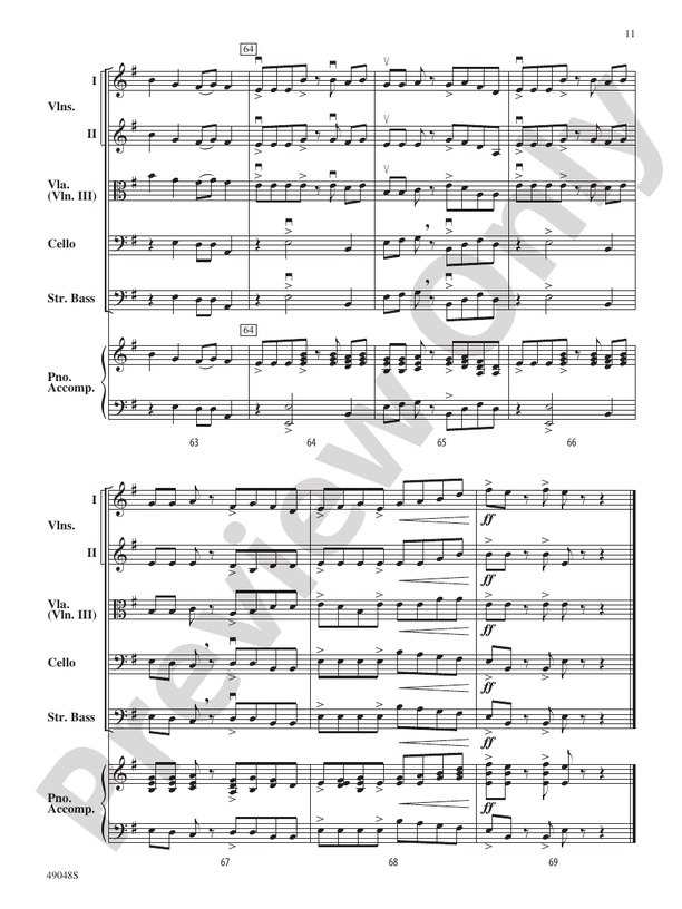 Anaconda - String Orchestra Conductor Score & Parts (Digital Download)