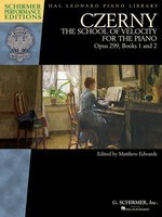 Czerny - School of Velocity Op299 - Piano Solo Schirmer 297084