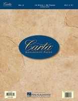 Carta Manuscript Paper No. 2 - Hal Leonard Chart