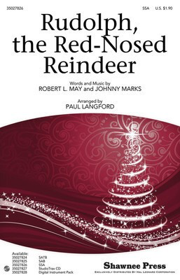 Rudolph, the Red-Nosed Reindeer - Johnny Marks|Robert May - Paul Langford Shawnee Press StudioTrax CD CD