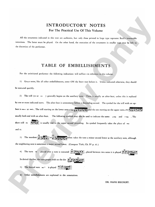 Bach - Cappriccio on the Departure of His Dearly Beloved Brother - Piano Solo (Digital Download)