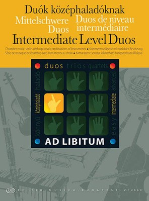 Intermediate Level Duos - Chamber Music with Optional Combinations of Instruments - Various - Editio Musica Budapest Score/Parts