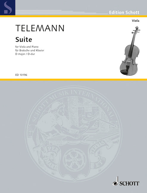Suite D Viola/Piano
