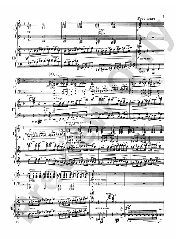 Concerto in F - 2 Pianos, 4 Hands (Digital Download)