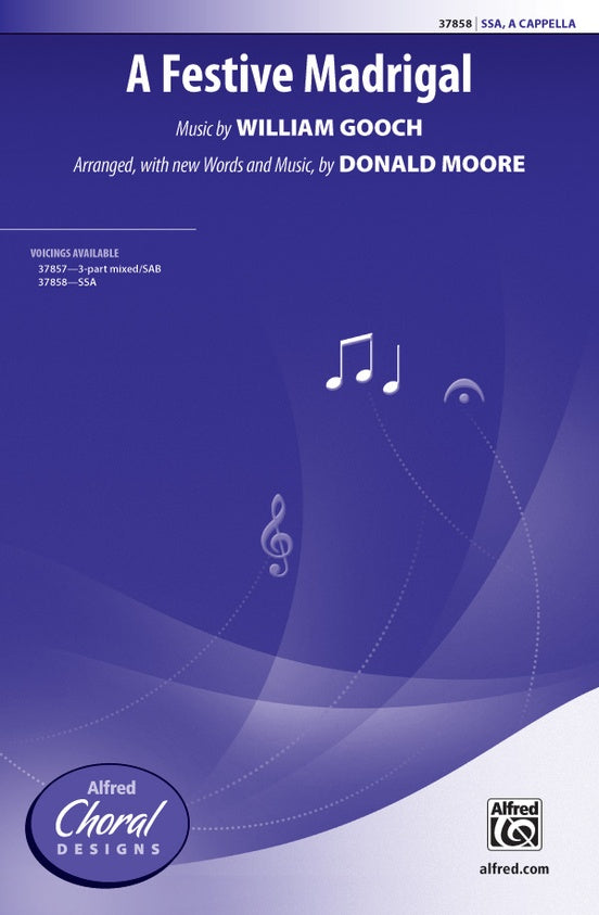 A Festive Madrigal - SSA, a cappella Choral Octavo (Digital Download)