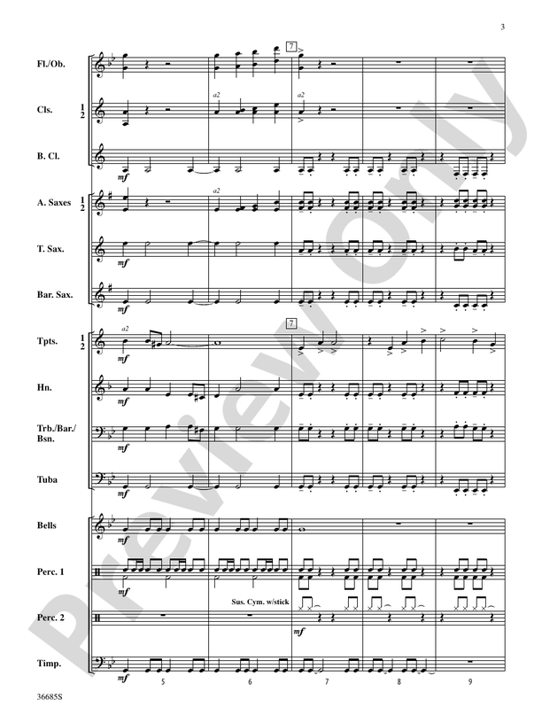 Battlestar! - Concert Band Conductor Score & Parts (Digital Download)