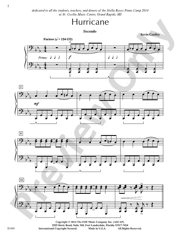 Hurricane - Piano (Digital Download)