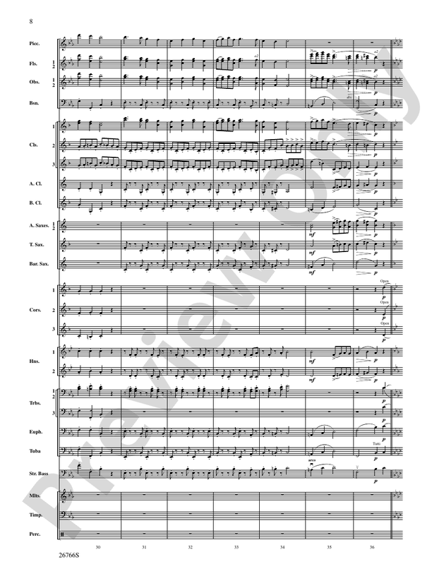 A Christmas Festival (Grade 3) - Concert Band Conductor Score & Parts (Digital Download)