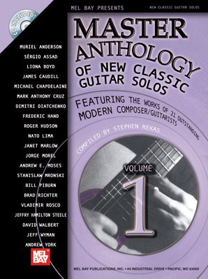 Master Anth Of New Classic Gtr Solos Vol 1 Bk/Cd -