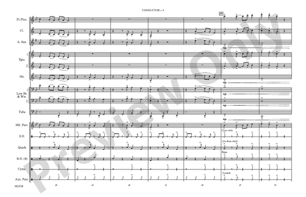 Liar – Marching Band Conductor Score & Parts (Digital Download)