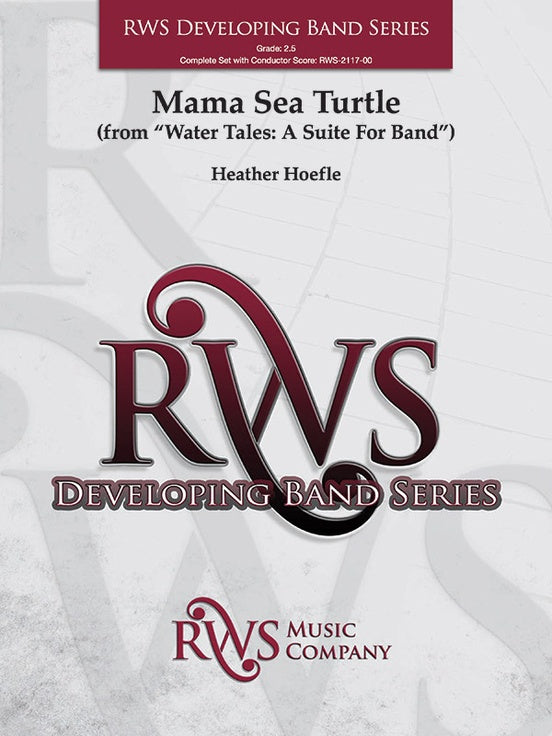 Mama Sea Turtle - From Water Tales: A Suite for Band - Concert Band Conductor Score & Parts (Digital Download)
