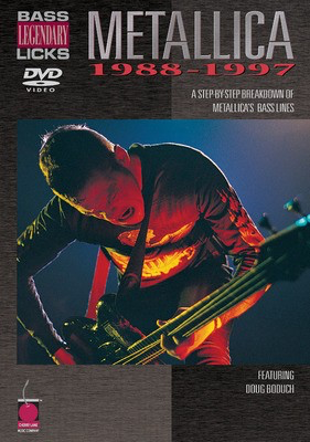 Metallica - Bass Legendary Licks 1988-1997 - A Step-by-Step Breakdown of Metallica's Bass Lines - Doug Boduch - Bass Guitar Doug Boduch Cherry Lane Music