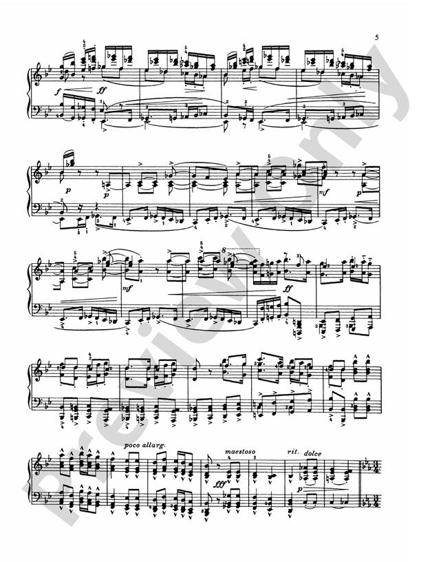 Tchaikovsky - Selected Works, Volume I - Piano Solo (Digital Download)