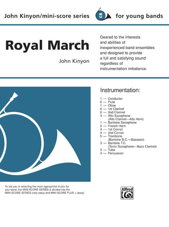 Royal March (John Kinyon) - Concert Band Conductor Score & Parts (Digital Download)
