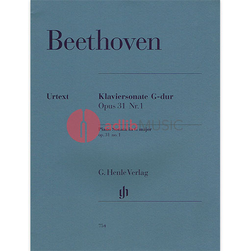 Beethoven - Piano Sonata #16 GMaj Op31 #1 - Piano Solo Henle HN754