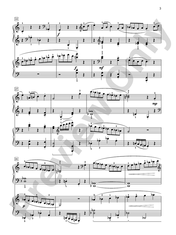 Imperial Concertante: Solo with Piano Accompaniment - 2 Pianos, 4 Hands (Digital Download)