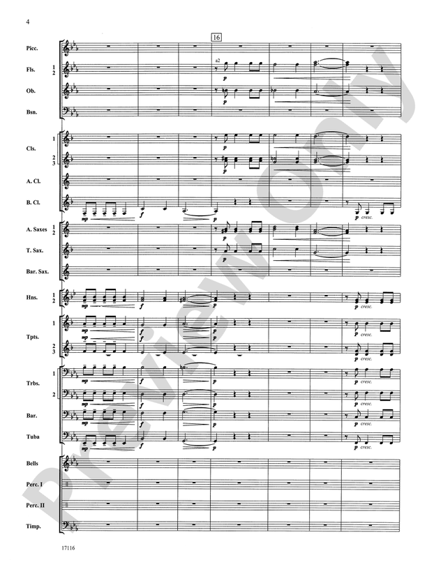 1812 Overture - Concert Band Conductor Score & Parts (Digital Download)