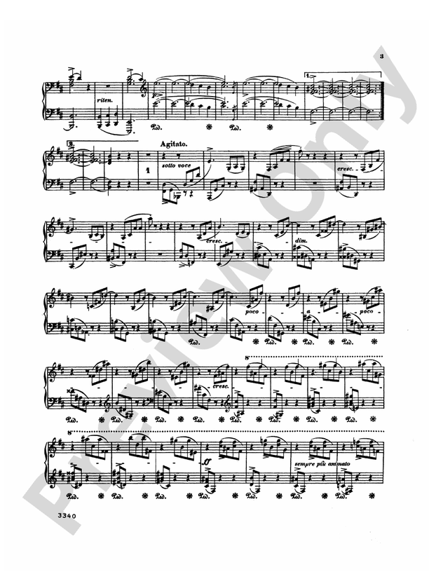 Chopin - Scherzi and Fantasy in F Minor (Ed. Franz Liszt) - Piano Solo (Digital Download)