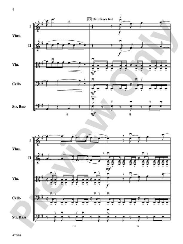 Bring Me to Life – String Orchestra Conductor Score & Parts (Digital Download)