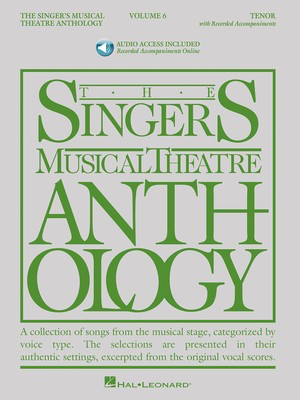 The Singer's Musical Theatre Anthology - Volume 6 - Tenor, Book/Online Audio - Various - Tenor Hal Leonard (Check Price)