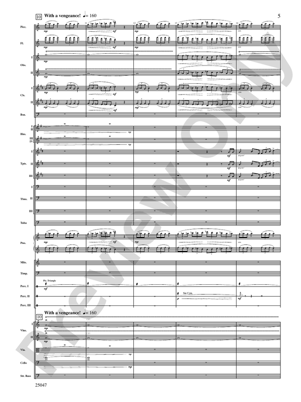 The Winds of Poseidon – Full Orchestra Conductor Score & Parts (Digital Download)