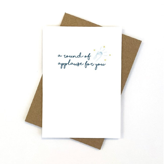 Greeting Card - A Round of Applause for You